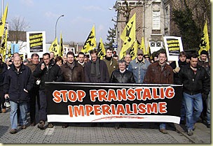 Manifestation contre les facilités