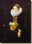 Van Dyck - Portrait d'une dame flamande