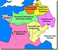 Les royaumes après les invasions barbares