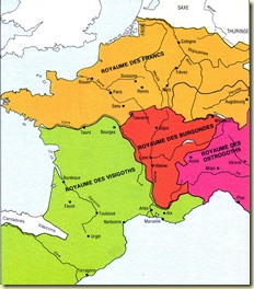 Royaume franc en 500