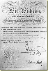 Déclaration de l'état de guerre en Allemagne